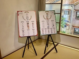 昨年度受賞作品展示の様子