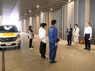 出発の様子1.