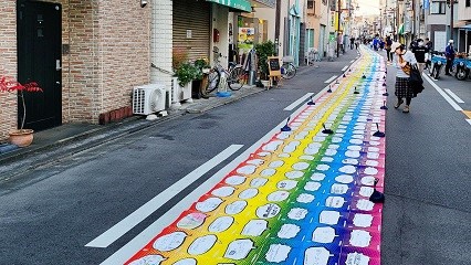 パブリックアートの様子