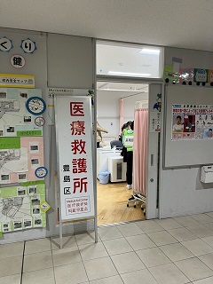 医療救護所の立ち上げ