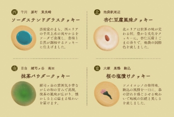 各地域の特色とクッキー