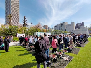 昨年の追悼会の様子