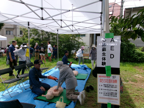 池袋本町宮元町会防災訓練1