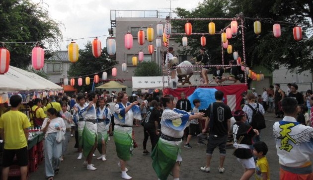 千早四丁目町会盆踊写真1