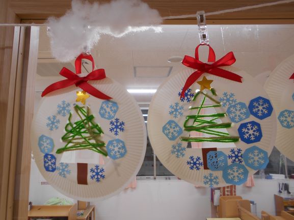 2歳児クリスマスの製作