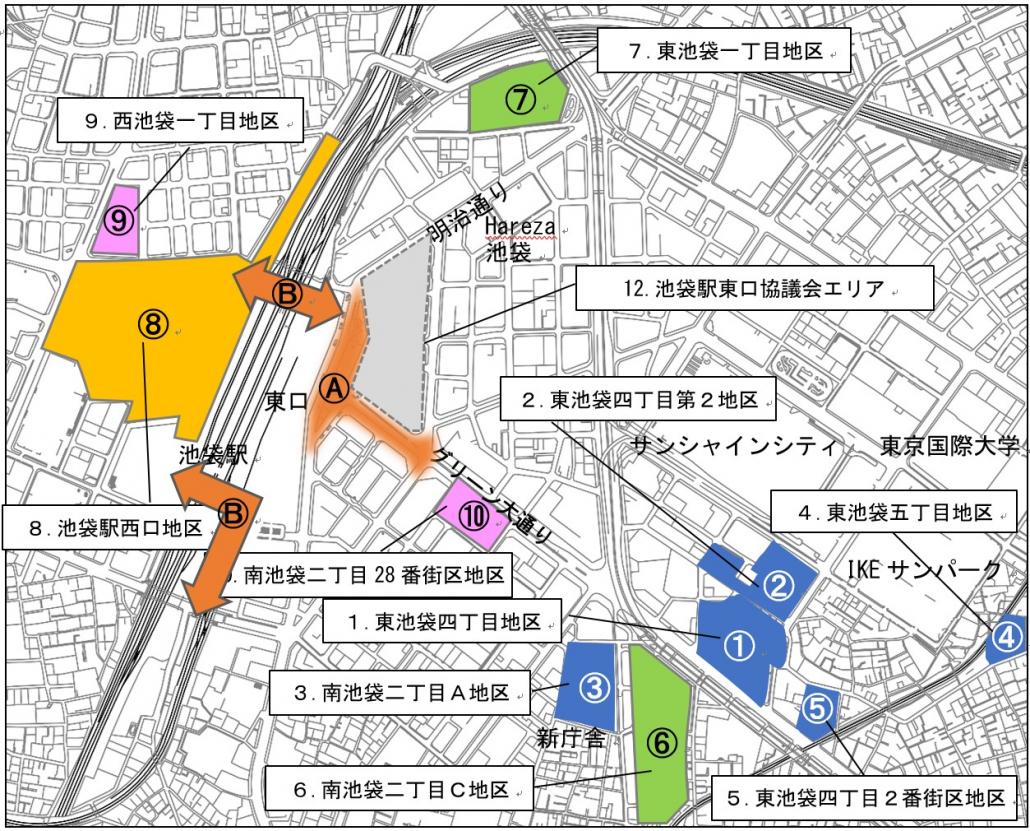 まちづくり動向図デッキ込み