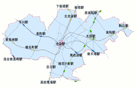 豊島区全体図