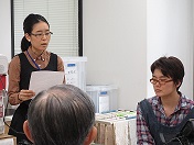 ガリ版ワークショップの様子1