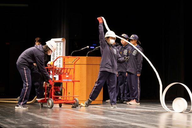 千登世橋中学校＋千川中学校「D級ポンプ消火隊」