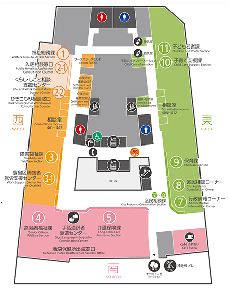 庁舎案内の詳細はお問い合わせください。