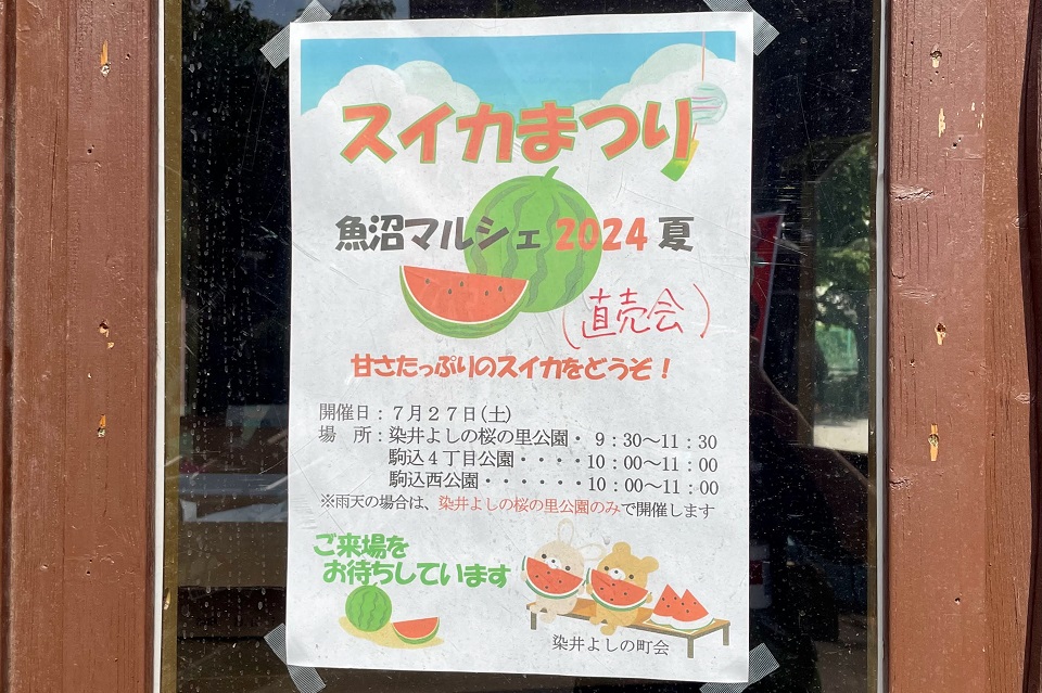 スイカ祭りチラシ