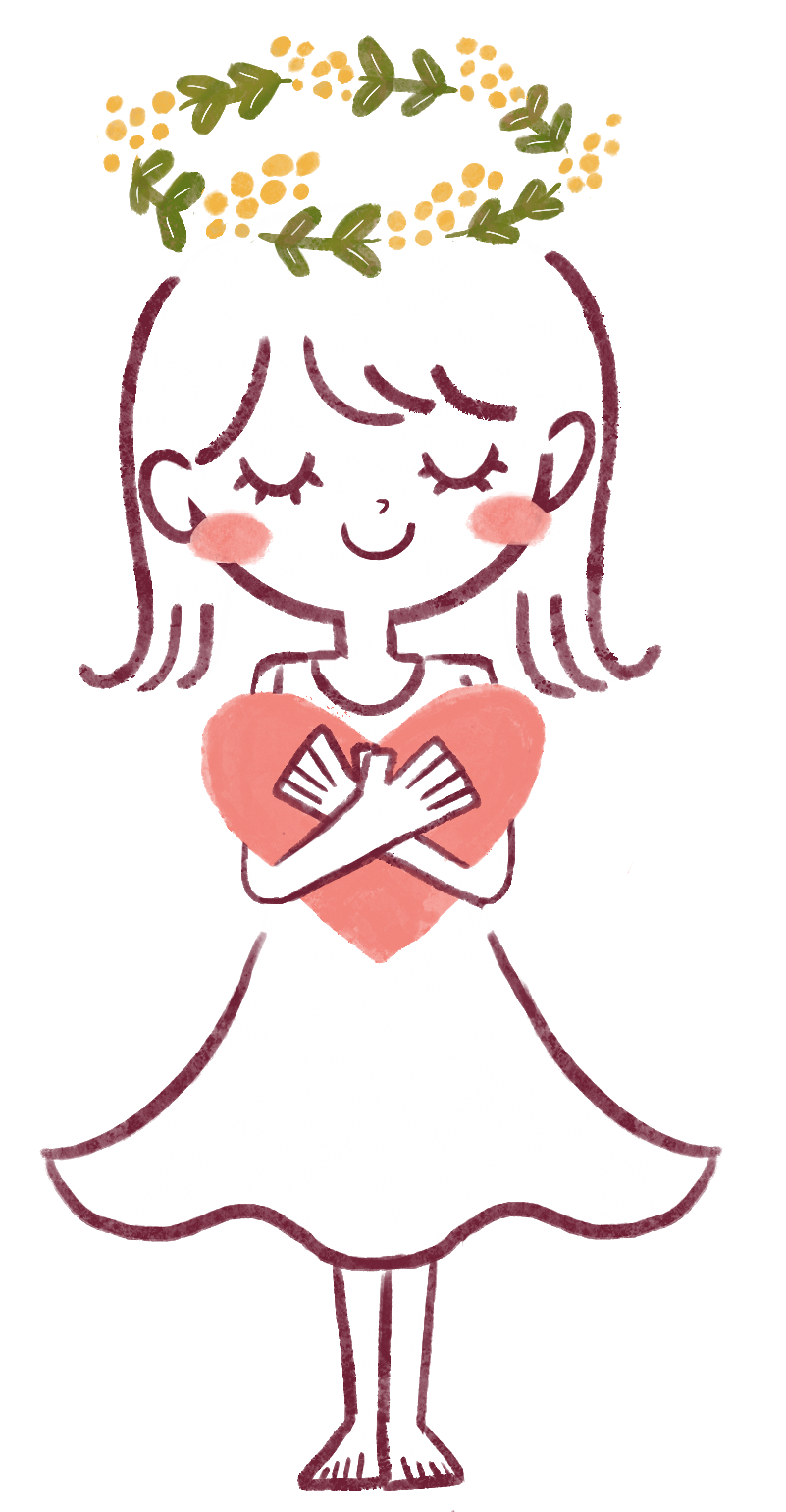 女の子のイラスト