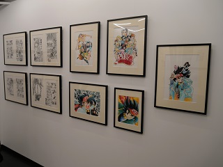 展示の様子アニメ店長